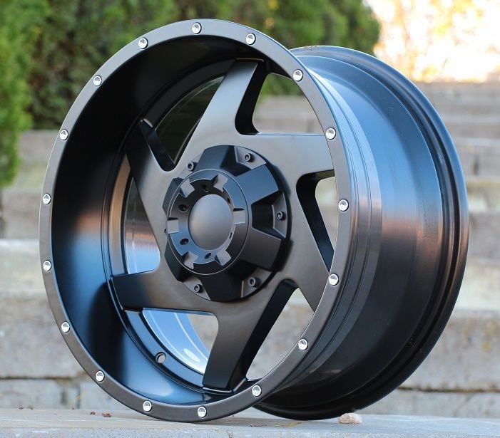 GT 6052 18X9.0 6X139.7 ET -12 Matte Black