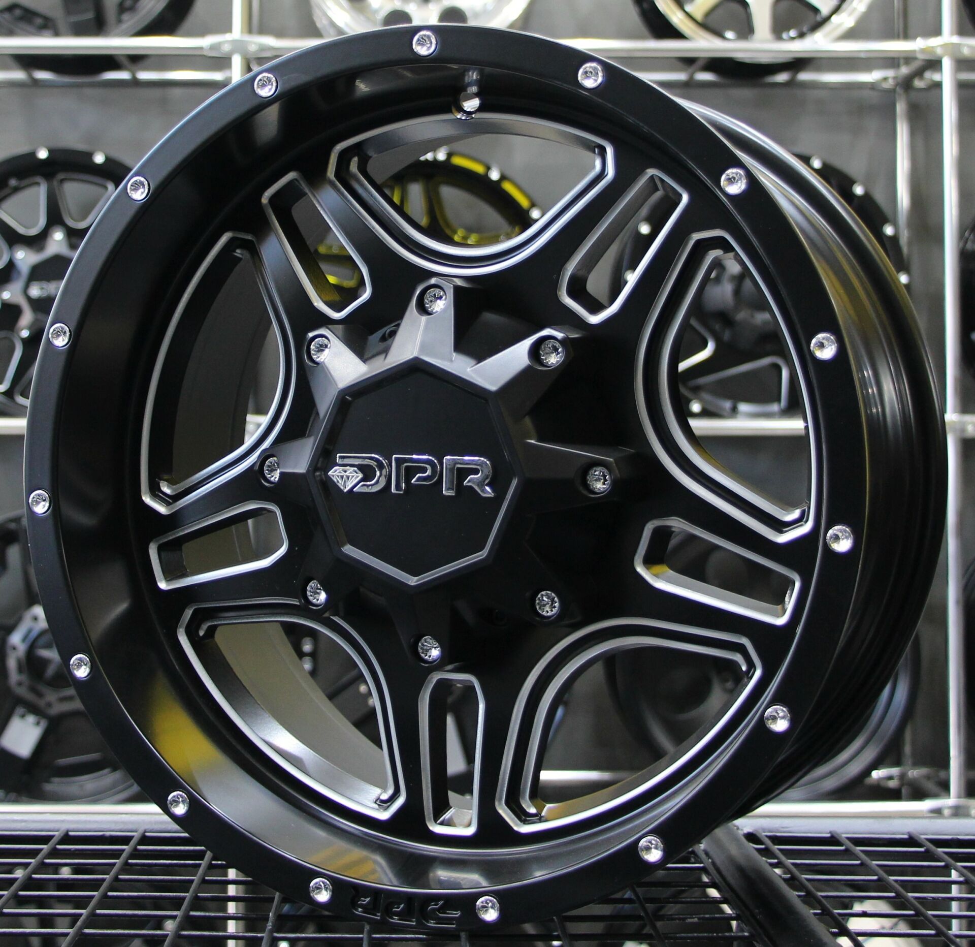 DPR 5133 17X8.5 6X139.7 ET-10 Matte Black