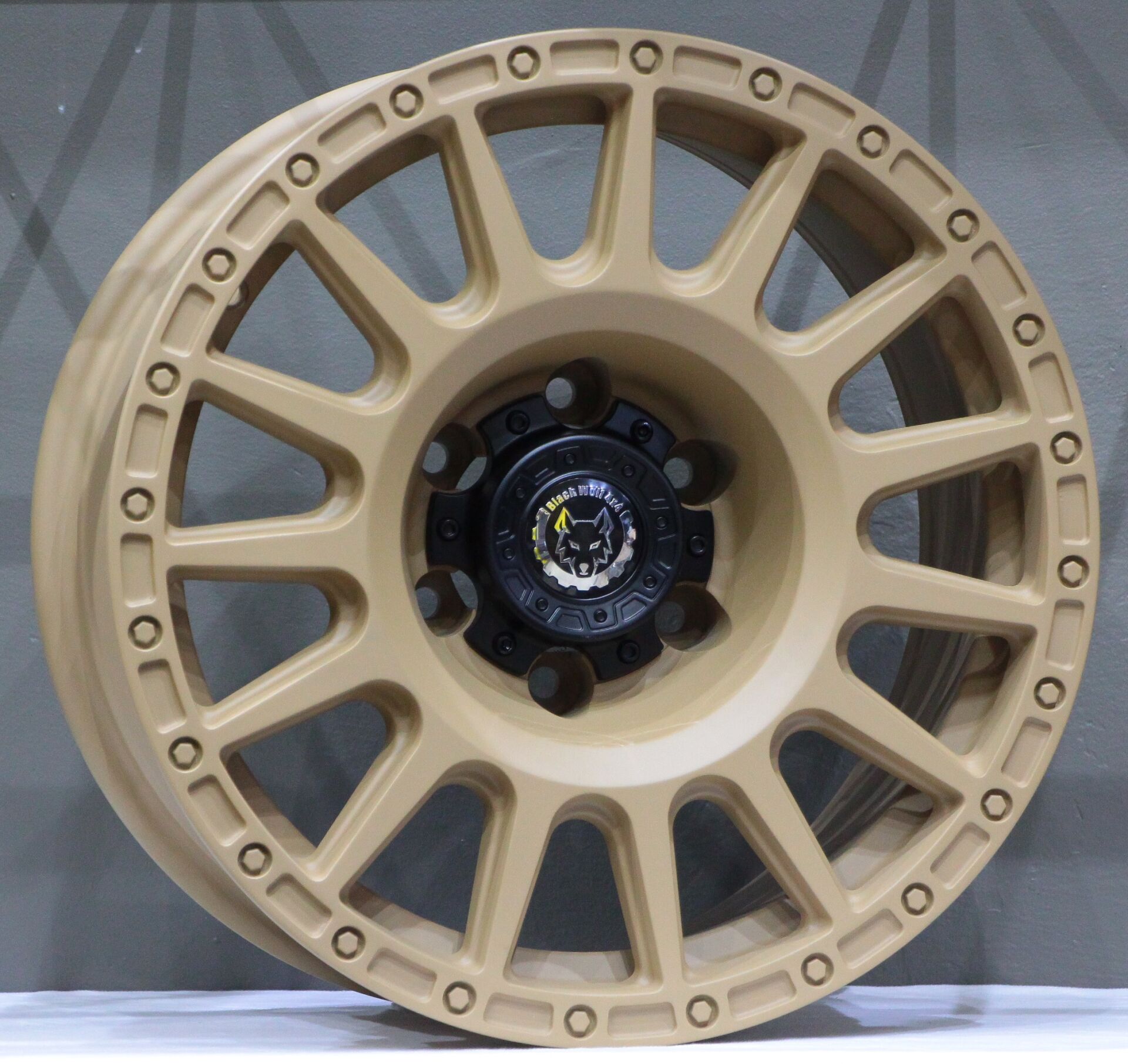 Powcan  5877 17X8.0 6X139.7 ET-15 Matte Desert  Sand