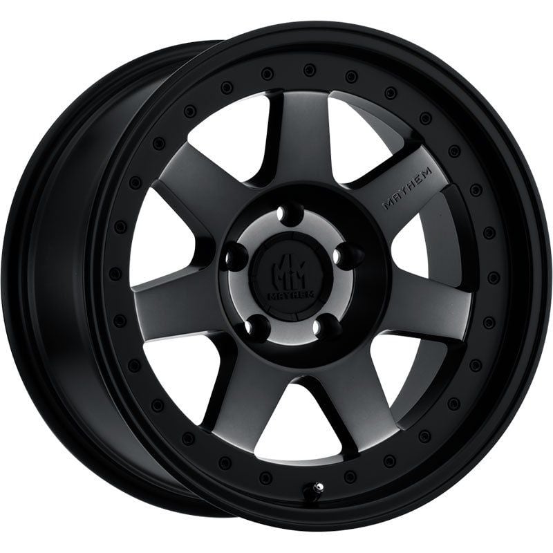 Mayhem Prodigy 8300 17X9.0 5X150  ET-6 Matte Black W/Dark Tint