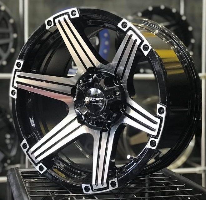 Drift 6083 16X8.0 6X139.7 ET-15 Black / FP