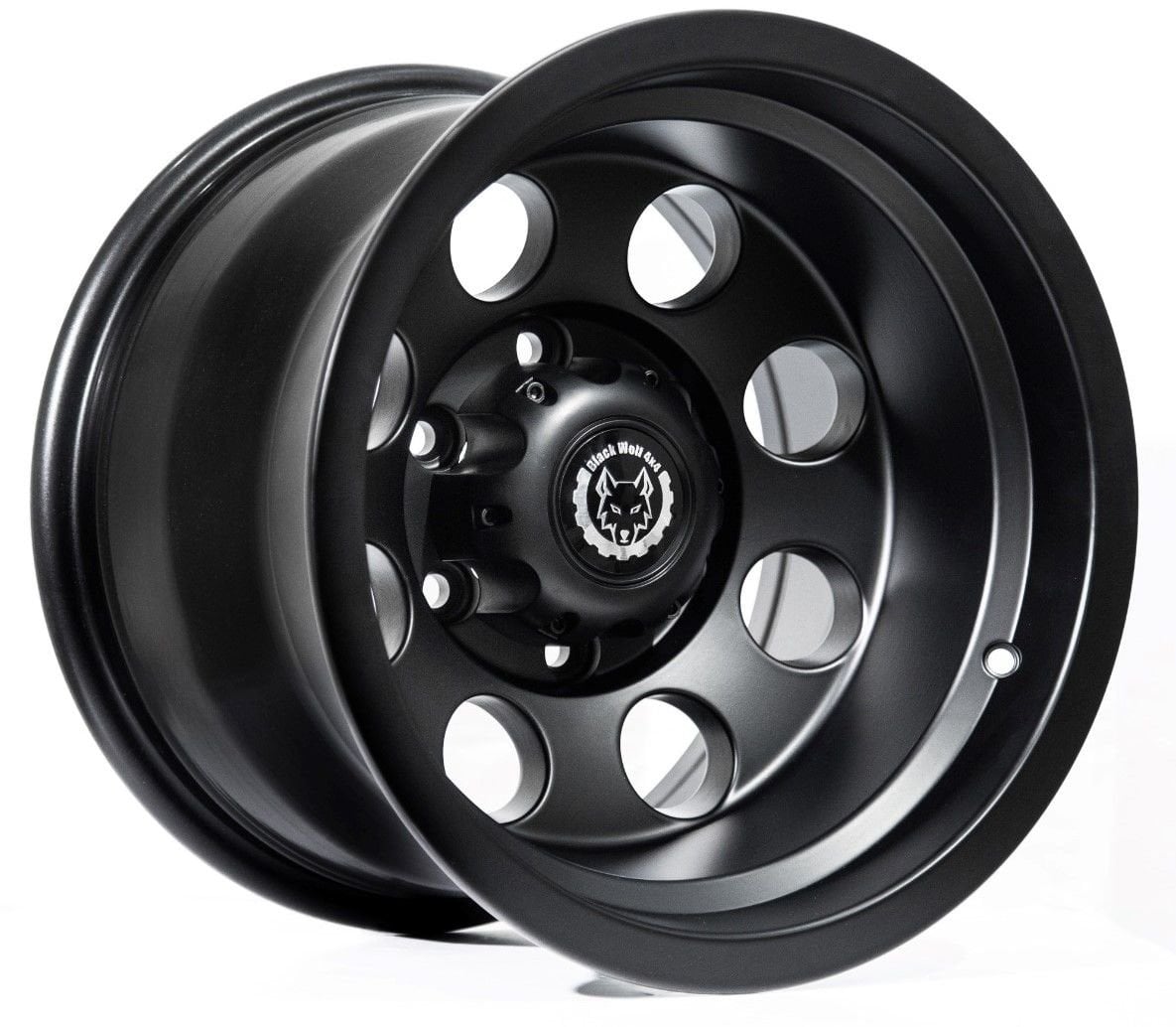 Black Wolf 157 15X10 6X139.7 ET-44 Matte Black