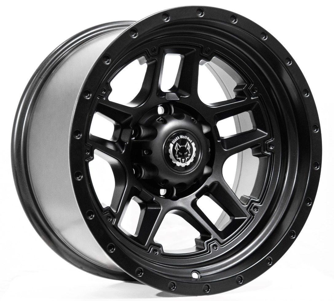 Black Wolf 307 17X9.0 6X139.7 ET-30 Matte Black