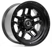 Black Wolf 307 17X9.0 6X139.7 ET-30 Matte Black