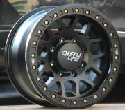 Dirty Life Mesa Race 9312 17X9.0 8X165.1 ET-12 Matte Black Beadlock