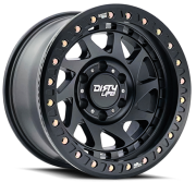 Dirty Life Enigma Race 9313 17X9.0 6X135  ET-38 Matte Black / Beadlock