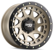 Dirty Life Enigma Pro 9311 17X9.0 5X139.7  ET-38  Satin Gold /Black Lip