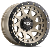 Dirty Life Enigma Pro 9311 17X9.0 8X165.1   ET-12  Satin Gold /Black Lip