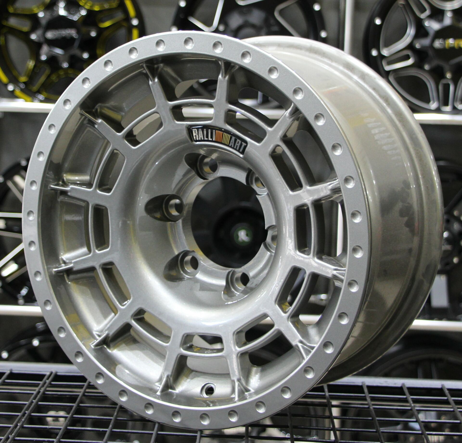 Ralliart 16X8.0 6X139.7 E-12 Grey