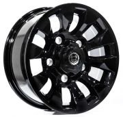Black Wolf 669 16X7.0 5X165 ET+20 Gloss Black