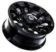 Black Wolf 669 16X7.0 5X165 ET+20 Gloss Black