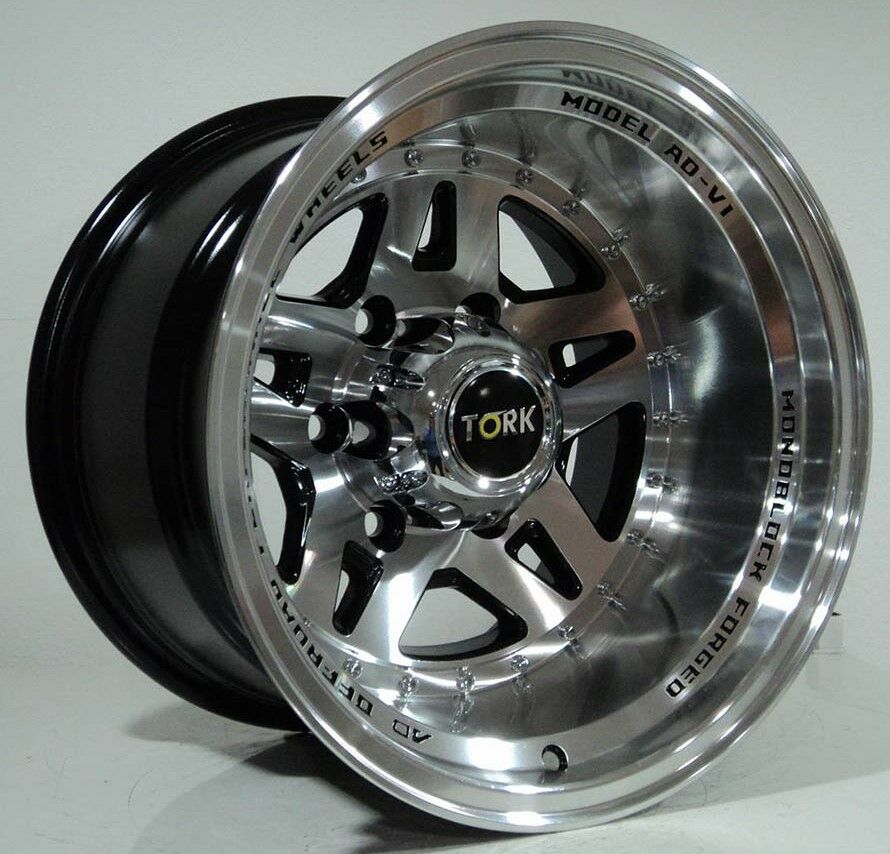 Tork  3917 16X10 6X139.7 ET -44 Black Machined
