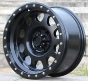 Black Wolf 17X9.0   6X114.3 ET -12 Matte Black