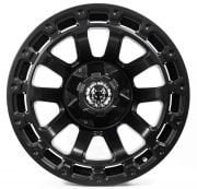 Black Wolf  744 17X9.0  5X120  ET+5 Matte Black