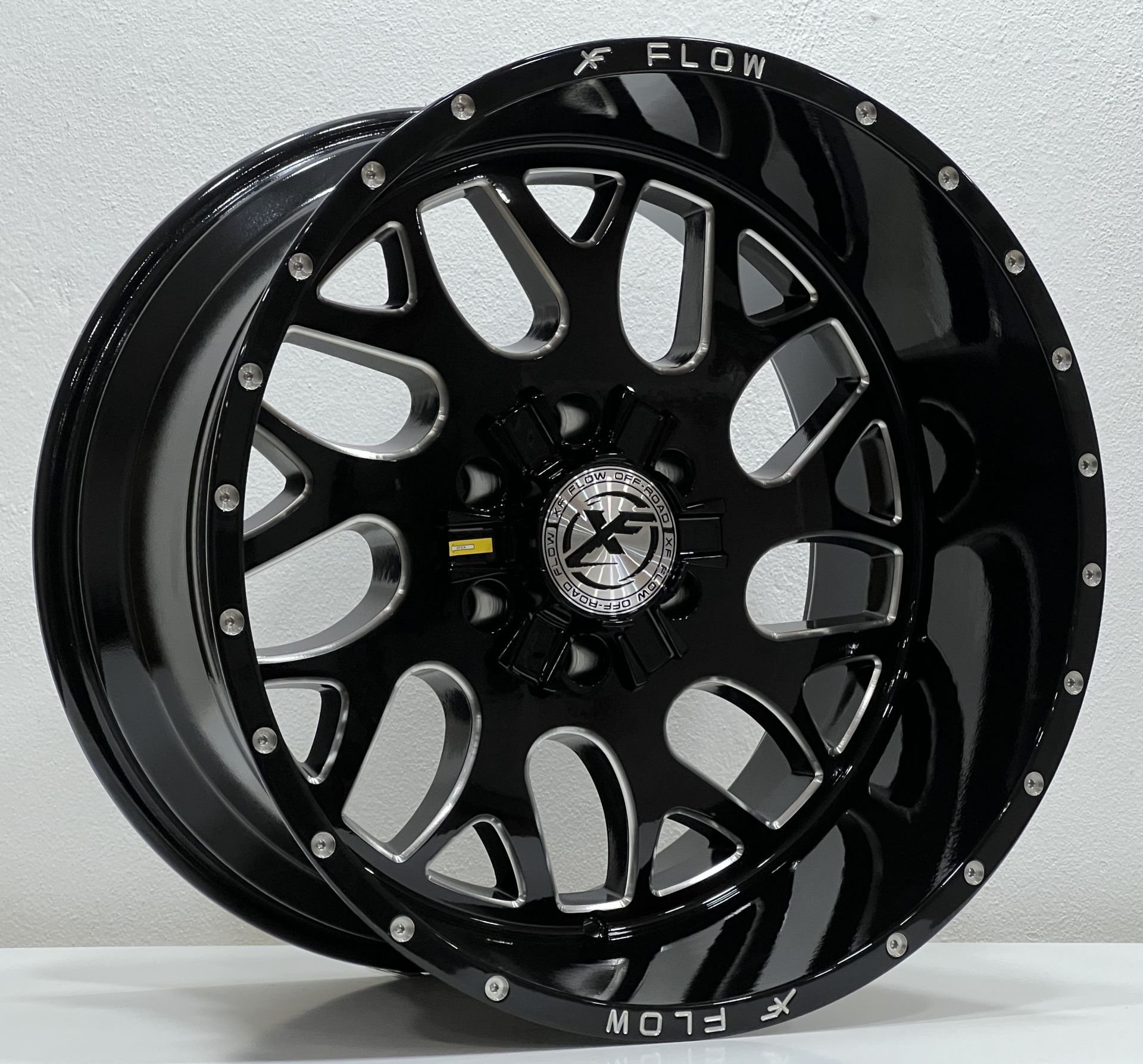 Protech  DX8428  20X12 6X139.7 ET-44  BLACK MILLED WINDOW