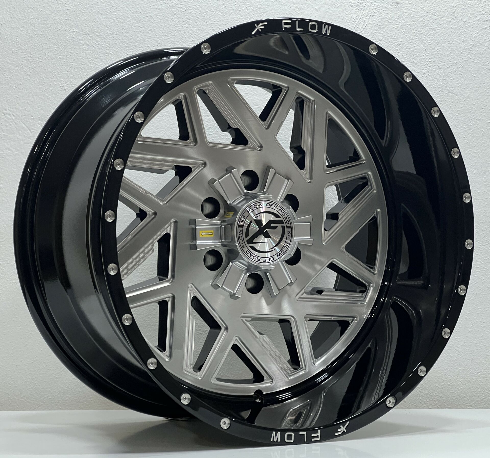 Protech DX8433  20X12 6X139.7 ET-44  Gloss Black Brushed