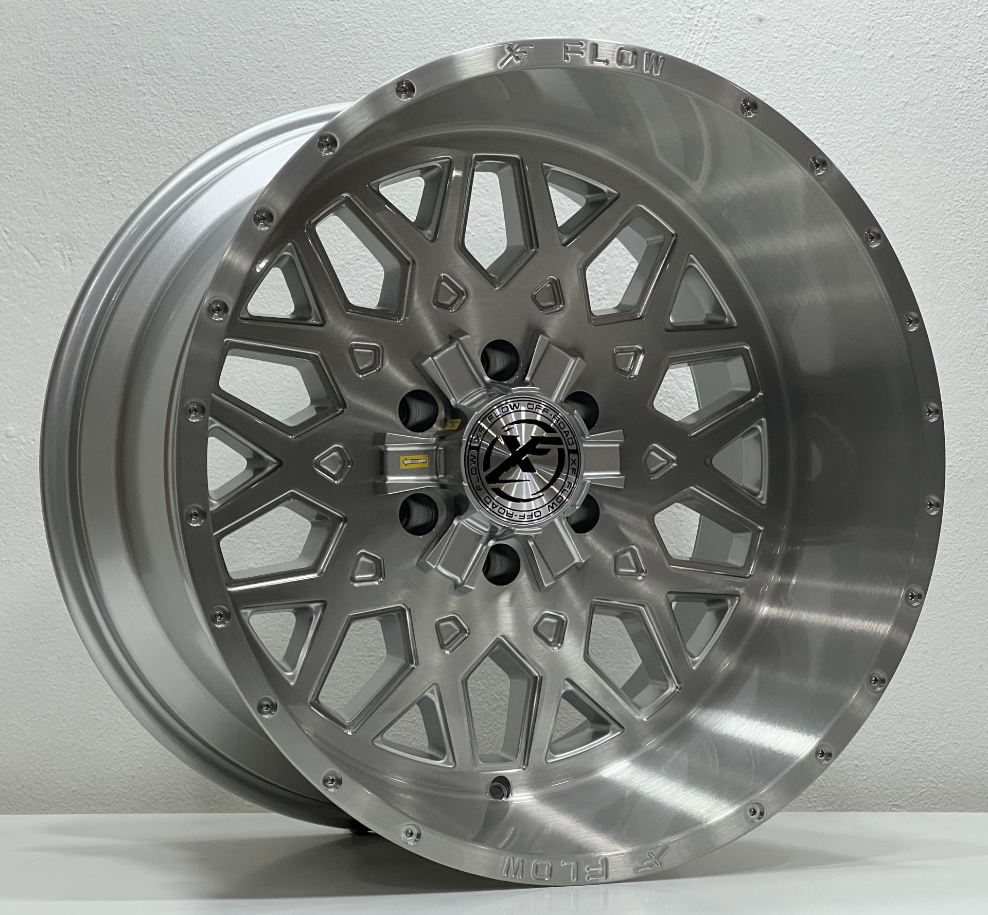 Protech DX8435   20X12 6X139.7 ET-44  BRUSHED MILLED WINDOW