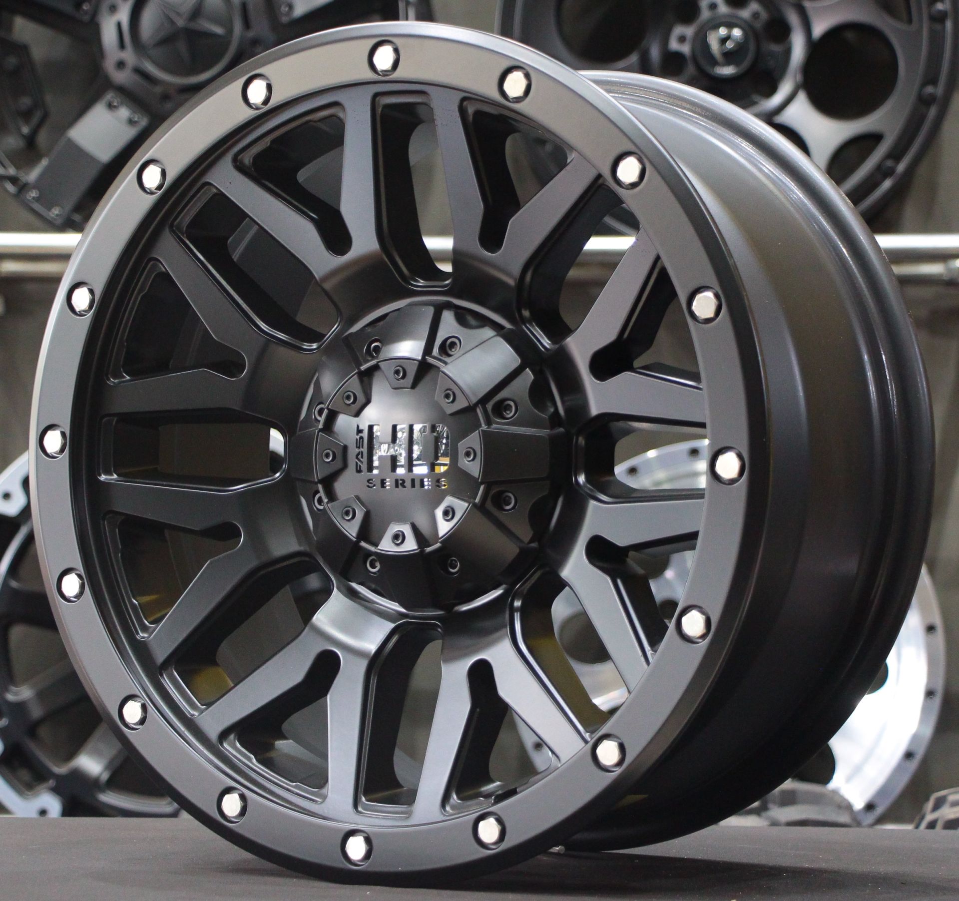 HD 5369 17X8.0 5X114.3  ET0 Matte Black