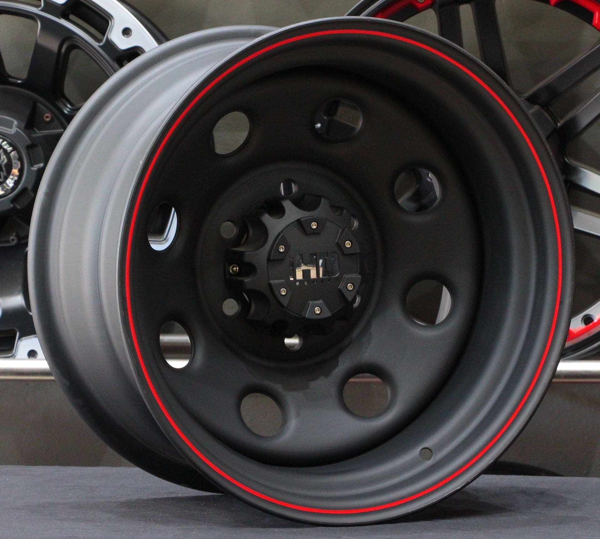 HD Steel Wheel 17X8.0 6X139.7 ET-30 Matte Black / RL