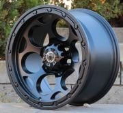 Black Wolf 5748 17X9.0 6X114.3 ET-10 Matte Black
