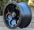 Powcan 5748 17X9.0 6X114.3 ET-10 Matte Black