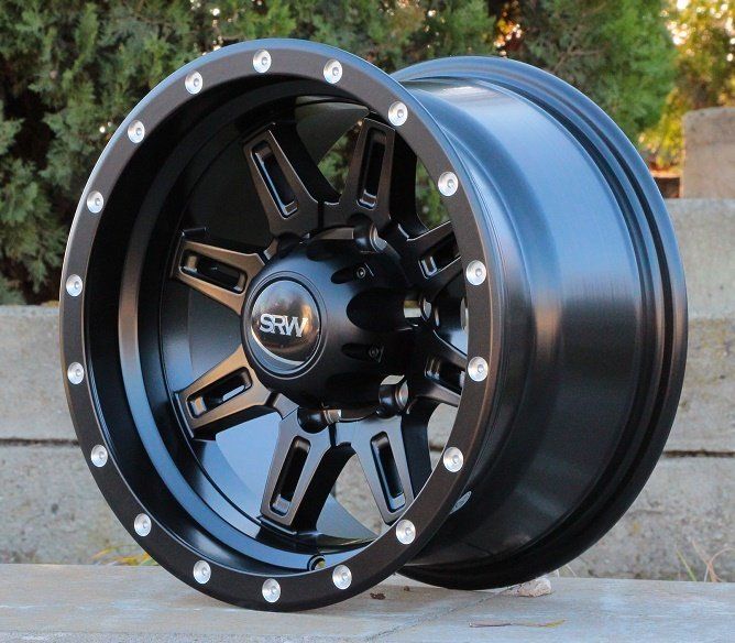 SRW 8072 15X8.5 6X139.7 ET-10 Matte Black