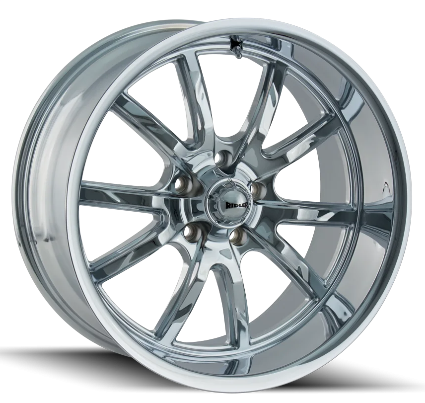 Ridler Type 650 18X9.5 5X127  Chrome