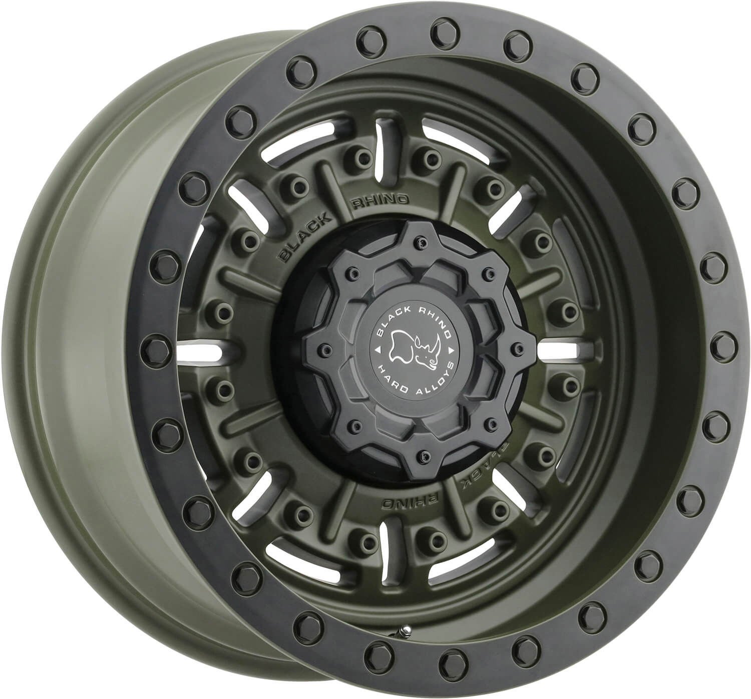 Black Rhino Abrams 17X9.5 5X127 ET-18 OD Green