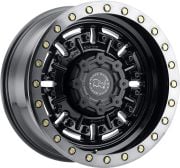 Black Rhino Abrams 17X9.5 8X165.1 ET-18 Textured Matte Gunmetal