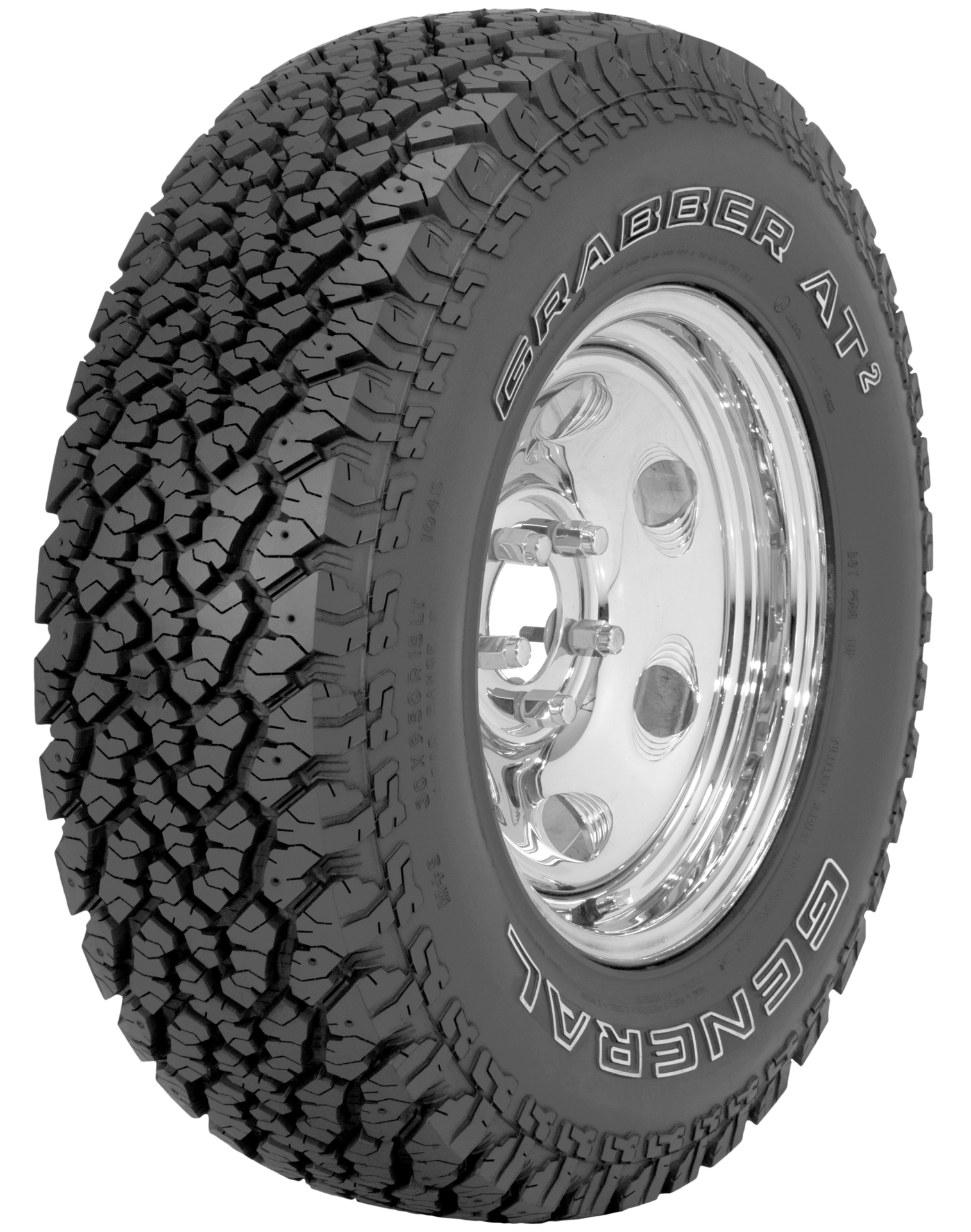 General 265/75R16 121/118R Grabber AT2