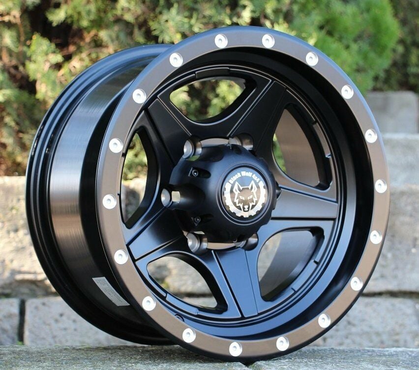 Powcan 15X8.5 6X139.7 ET-10 Matte Black