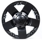 Black Wolf 5187 17X9.0 5X139.7 ET+15 Matte Black