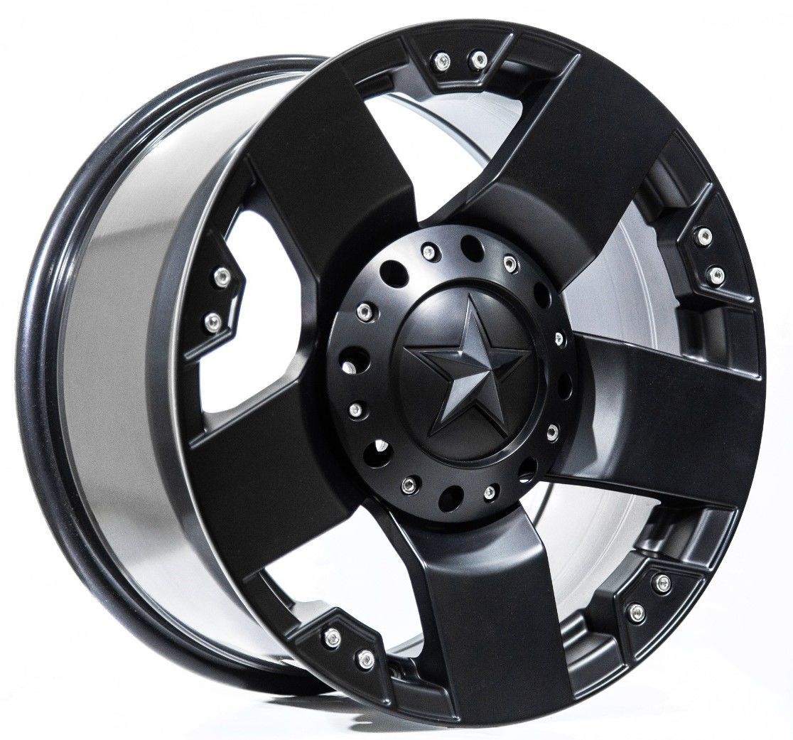 Black Wolf  5187 17X9.0 6X139.7 ET+15 Matte Black