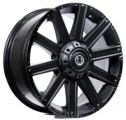 Black Wolf 108 20X9.0 5X120 ET40 Matte Black