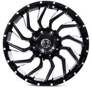 Black Wolf 1164  20X9.0  5X120 ET0 GB / GM