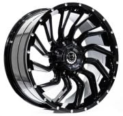 Black Wolf 1164  20X9.0  5X139.7 ET0 GB / GM