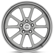 American Racing VN510 18X10 5X120.65  Vintage Silver W/ Diomand Lip (4 Adet )