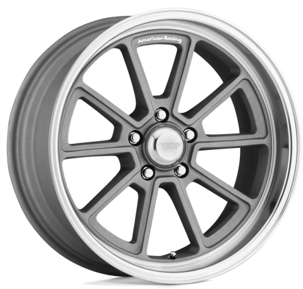 American Racing VN510 18X10 5X120.65  Vintage Silver W/ Diomand Lip (4 Adet )