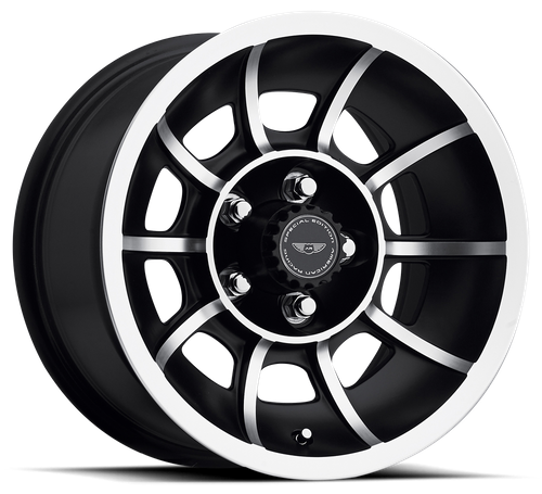American Racing VN47 Vector  15X7.0 5X114.3 Satin Black Machined  (2 Adet )