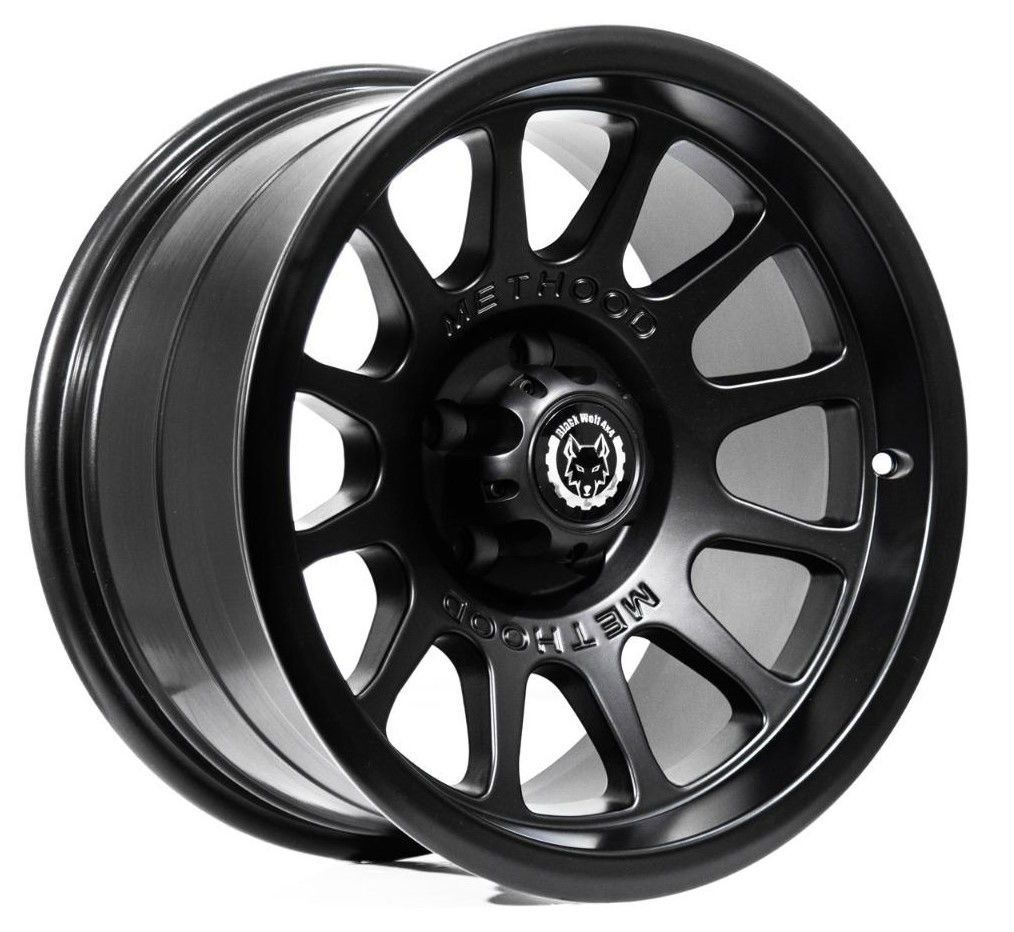 Black Wolf 261 16X8.0 6X114.3  ET0 Matte Black