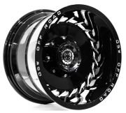 Black Wolf 1163 16X10 5X127 ET-45  BF