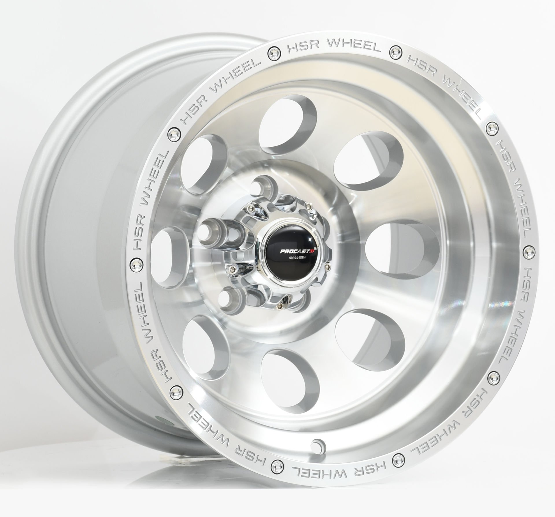 Procast 5312 15X10 5X114.3  ET-44 Silver Machined