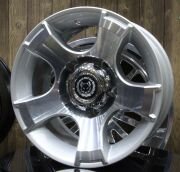 Black Wolf 1195 15X8.0 5X139.7 ET-10 Silver Polished