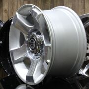 Black Wolf 1195 15X8.0 5X114.3 ET-10 Silver Polished