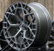 Black Wolf 5672 20X9.0 6X139.7 ET+15 Matte Grey