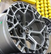 Black Wolf 5672 20X9.0 6X139.7 ET+15 Matte Grey