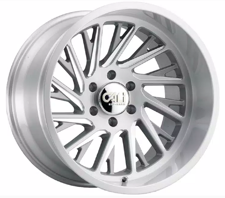 Cali Purge 9114  22X12 6X139.7 ET-51  Brushed & Clear Coated