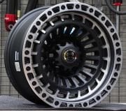 Megatork  3369 17X9.0 6X139.7 ET-40 Matte Black / Lıp Grey