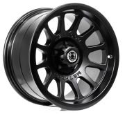 Black Wolf 209 18X9.0 5X114.3    ET-15 Matte Black