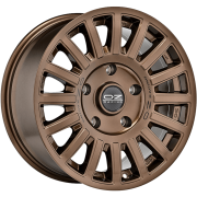 O.Z. Rally Raid 17X8.0 6X139.7 ET+25 Gloss Bronze + Black Lettering